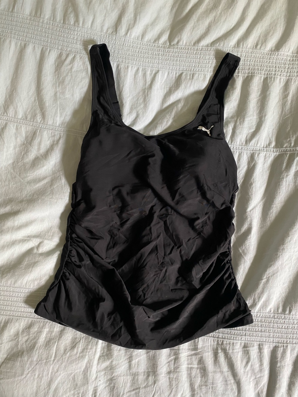 Puma ruching tankini top
